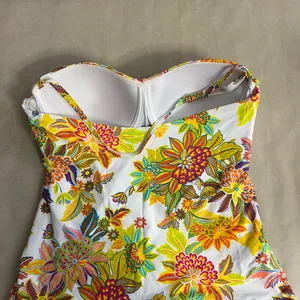 🌺 BLEU ROD BEATTIE Floral Halter Tankini Top – Size 14 🌺 thumbnail 2
