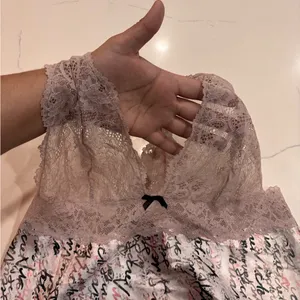 Victoria's Secret Lace Trim Chemise - Pink and Black size M thumbnail 3