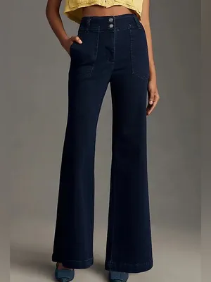 Anthropologie MAEVE The Naomi High-Rise Wide-Leg Jeans thumbnail 3