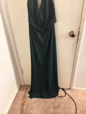 Reformation Backless Halter Gown Dress  thumbnail 10