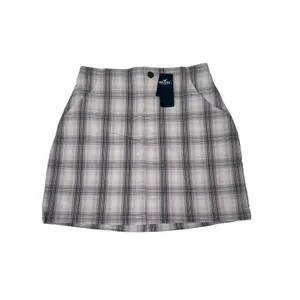 Hollister Ultra High-Rise Plaid Mini‎ Skirt Lavender Purple Grey Small NWT thumbnail 3