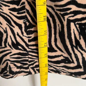 Zebra Micro Mini Skirt, Grunge, Preppy, Office Siren, Office Chic, Small‎ thumbnail 4