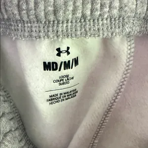 Under Armour Light Gray Cargo Sweatpants thumbnail 3