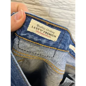 Levi's wedgie jeans distressed‎ 100% cotton trendy boho retro women's size 31 thumbnail 9