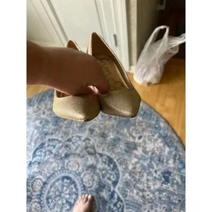 Sam Edelman Women's‎ Hazel Pumps Rose Gold Glitter High Heel Shoes Size 9.5 thumbnail 3