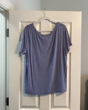 Blue & White Striped Top Size XL thumbnail 2