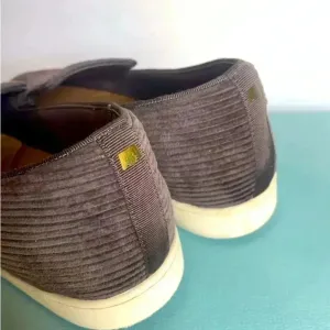 Birdies The Swift Women's Size 9.5 Charcoal Gray Corduroy‎ Slippers Shoes New thumbnail 5