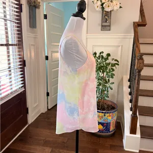 Hippie Rose NWOT Pastel Tie-Dye Camisole Top with Adjustable Straps thumbnail 3