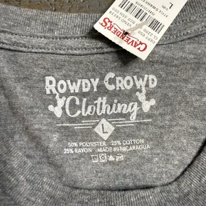 Rowdy Crowd Clothing Heather Gray cow Graphic Tee thumbnail 4