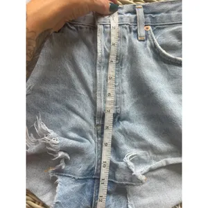 AGOLDE Parker Vintage Cut Off Denim Shorts Size 27 boho distressed designer thumbnail 12