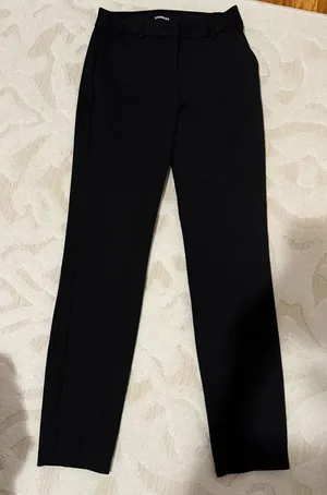 Express Women's Black Columnist Mid-Rise Ankle Pants Slacks Trousers 00L EUC thumbnail 1