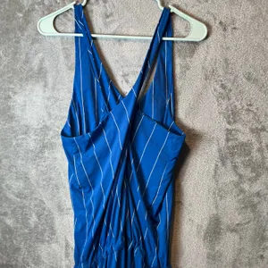 MARMOT Gretchen Sun Dress SPF 50 Size Large Blue Striped Hiking Gorpcore‎ thumbnail 2