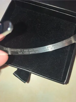 Mint & Lily silver cuff bracelet Bonus Daughter thumbnail 3