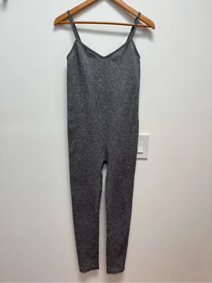 HATCH The Body Rib Unitard in heather grey one piece M thumbnail 4