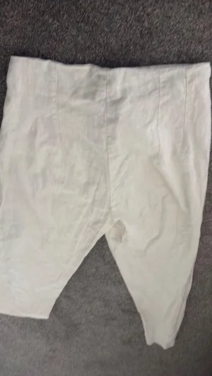 Line pants White Size M thumbnail 2