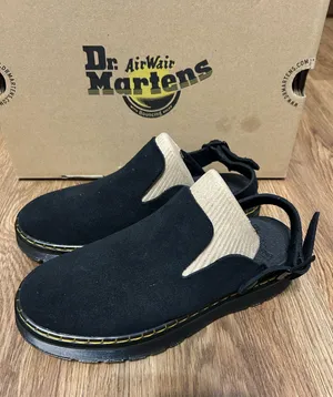 DR MARTENS Carlson black suede slingback mules clogs slip on shoes women’s 9 new thumbnail 1