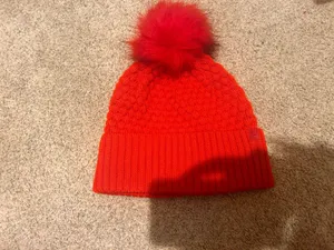 Lululemon Red  Pom Pom Beanie thumbnail 1