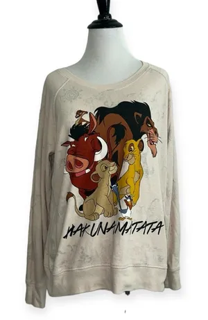 5/$30 🎈 Disney large lion king‎ sweatshirt thumbnail 1