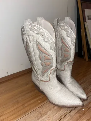 Steve Madden Cowboy Boots White thumbnail 10