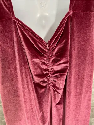 Vici Sweetest Hello Velvet Drape Maxi Dress in Mauve thumbnail 5