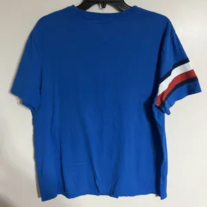 Tommy Hilfiger Blue Graphic T-shirt Short Sleeve Woman's Size Large‎ thumbnail 9