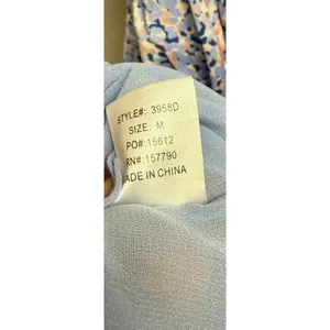 PINCH Blue Pink Print Maxi Dress Sz. M thumbnail 5