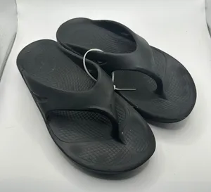 OOFOS OOriginal Recovery Sandal Black Thong Flip Flop Mens 8 Womens 10 EU 41 thumbnail 1