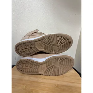 Nike Dunk High Women 8 Vachetta Tan Leather DX2044-201 Sneakers Neutral‎ thumbnail 11