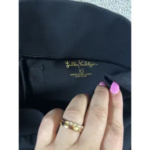 lilly pulitzer mia‎ cropped flare pants Black Xs Trouser Work thumbnail 4