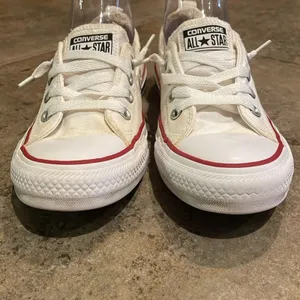 Converse Chuck Taylor All Star White Shorline Slip-onSneaker Shoes Womens Size 8 thumbnail 4