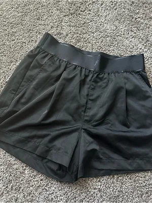 Victoria's Secret Black High-Waist Lounge Shorts thumbnail 2