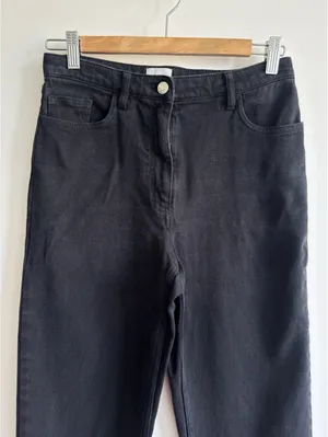 Aritzia Wilfred Free The Melina Pant Black High Rise Slim Straight Size 4 thumbnail 7