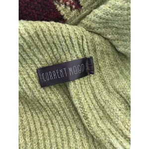 Current Mood Fly Away Butterfly‎ Hoodie Womens Size M Green Y2K Knit Dolls Kill thumbnail 5