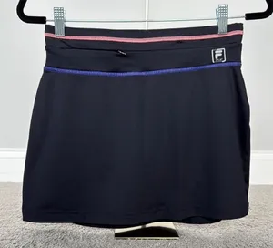 Fila Women's Black‎ Golf Skort with Pink and Blue Accents Sz XS thumbnail 1