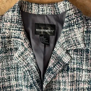 Reflections tweed blazer size 14 Pink thumbnail 5