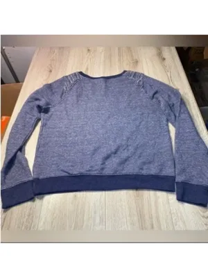 Victoria’s Secret pink blue crewneck sweatshirt crew sweater thumbnail 2