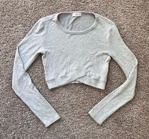 Altar’d State Cropped Long Sleeve Shirt thumbnail 1