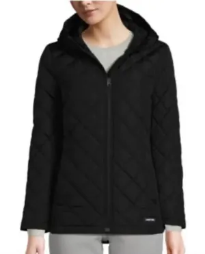 Lands’ End feather free quilted jacket size small 6/8 thumbnail 1