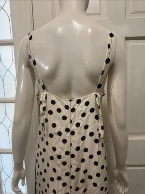 zara cotton polka dot dress limited edition side pocket size medium thumbnail 13