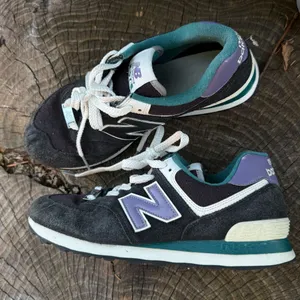 Men's - New Balance 574 'Black Purple Teal' U574LV2 size 8.5 thumbnail 5