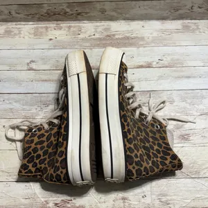 Converse Chuck Taylor All Star Lift Sneakers Women's Size 7 Leopard High Top thumbnail 7