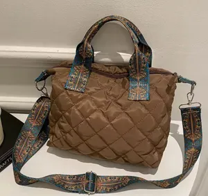 Women’s Bag I Duffle I Mini I Quilted I With Patterned thumbnail 1