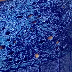 Vintage 80s Royal Blue Prairie Dress Modest Long Sleeve Size 12 Woman’s Large XL thumbnail 5
