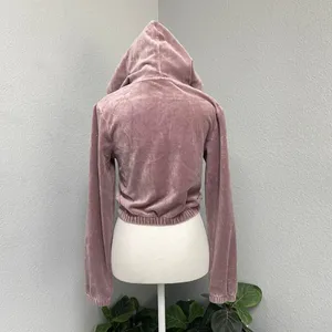 John Galt Velour Pants Mauve Pink Purple Anastasia Velvet Jacket Zip Up thumbnail 4