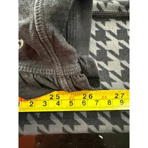 Lululemon Houndstooth Align Leggings Black Gray Women's Size 2 Athleisure‎ thumbnail 8