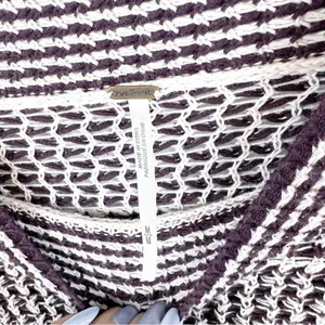 Free People Snow Day Thermal Mock Neck Top Women's Size M‎ Waffle Knit thumbnail 7