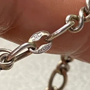 JAMES AVERY 925 Sterling Silver Figaro Chain Bracelet w/ Extension Lobster Clasp thumbnail 6