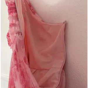 Hutch Anthropologie One Shoulder Bubble Hem Dress 4 Pink Tulle Party Barbiecore thumbnail 11