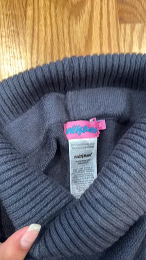 Edikted Fold Over Pants Knit Low-Rise thumbnail 2