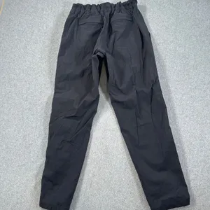Athleta Drawstring Utility Straight Leg Active Pants Women's 10 Black Pockets thumbnail 8